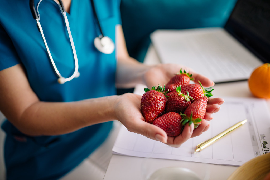Healthy food and fresh vegetables representing nutrition
